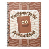 Proud Word Nerd Pattern Slogan Notitieboek (Voorkant)