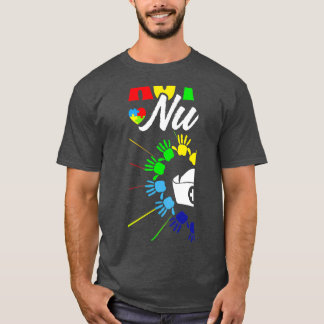 Proud Zurse Autism Awareness Mannen Vrouwen accept T-shirt