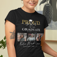 Proud zuster van de Afstuderen foto-inkolling T-Sh