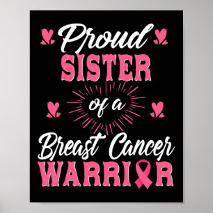 Proud zuster van een borstkankerwaanzin poster