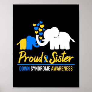 Proud Zuster World Down Syndrome Awareness Day Ele Poster