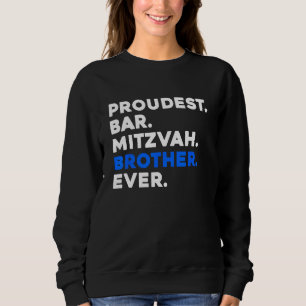 PROUDEST BAR MITZVAH BROER OOIT Joods JONGETJE Cel Trui