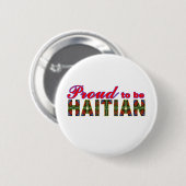 proudhaïtiaan02r ronde button 5,7 cm (Voorkant /achterkant)