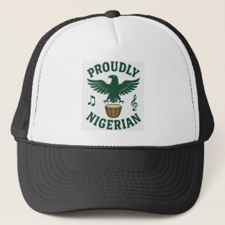 Proudly Nigerian Trucker Hat Trucker Pet