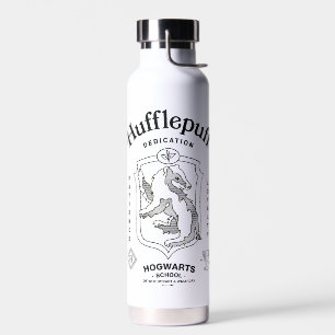 PROUFFELPUFF™ Toewijding Geduld Loyaliteit Wapensc Waterfles