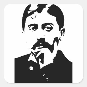 Proust Vierkante Sticker