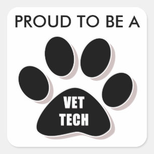 PROUTE OM EEN VET TECH STICKER TE ZIJN