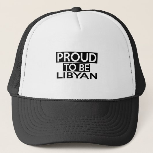 PROUTE OM LIBYAN TE ZIJN TRUCKER PET (Voorkant)