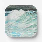 Prouts Neck, fijn kunstschilderij van Winslow Home Papieren Bordje (Voorkant)