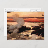 Prout's Neck van Winslow Homer Briefkaart (Voorkant / Achterkant)
