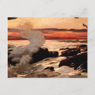 Prout's Neck van Winslow Homer Briefkaart