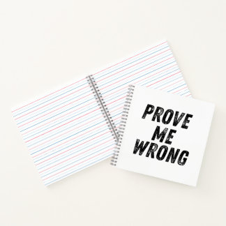 Prouvez-moi un mauvais Carnet | Motivation minimal