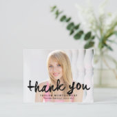 Prouwerig geborsteld Afstuderen Dank u Briefkaart (Staand voorkant)