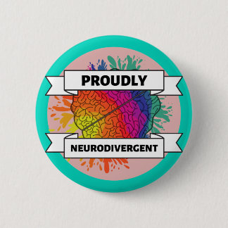 Prouze neurodivergent ronde button 5,7 cm