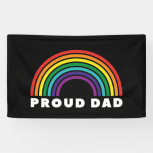 Prouze regenboogvader spandoek