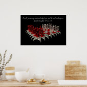 Prov. 3:6: op al uw manieren hem erkennen poster (Keuken)