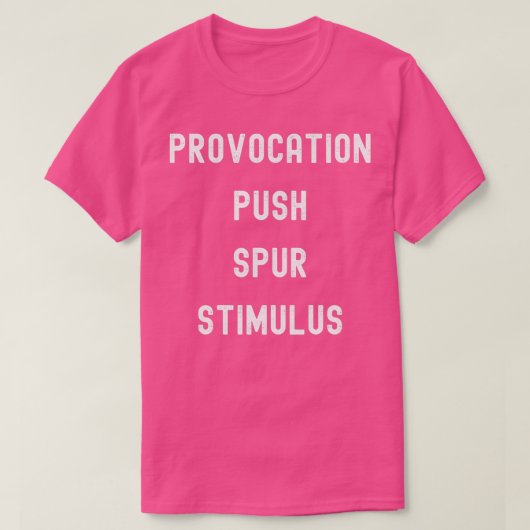 Provation Push Spur Stimulus T-shirt (Design voorkant)
