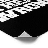 Prove Them Wrong Srt Gym Motivation Distressed Log Poster (Hoek)