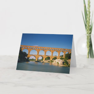 Provence - Carte de voeux Pont du Gard