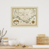 Provence Carte Poster (Keuken)
