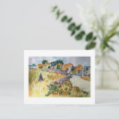 Provence Farmhouse Style Van Gogh Briefkaart (Staand voorkant)
