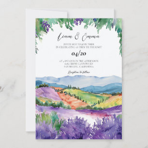 Provence France Faire-part de mariage