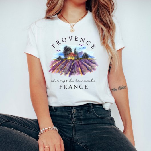 Provence France – Lavender Fields T-shirt