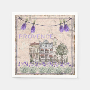 Provence France Lavender Flower Summer Love Servetten