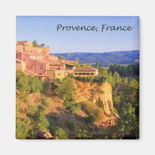 Provence, France Village Magnet Magneet (Voorkant)