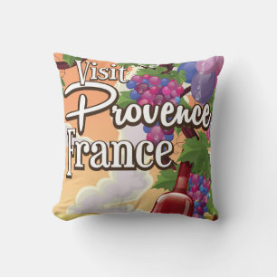 Provence France Vineyeard-reisposter Kussen