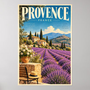 Provence Frankrijk Lavendelvelden Reisposter Muur Poster
