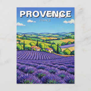 Provence Frankrijk Lavendelvelden Reizen Briefkaart