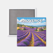 Provence Frankrijk Lavender Fields Travel Magneet (Voorkant / Achterkant)
