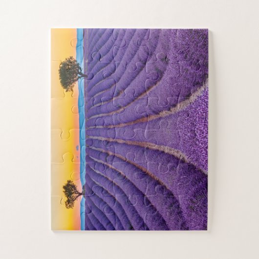 Provence, Frankrijk. Plateau of Valensole. Legpuzzel (Verticaal)