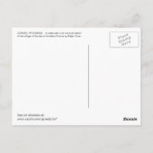 Provence Gordes-postkaart Briefkaart (Achterkant)