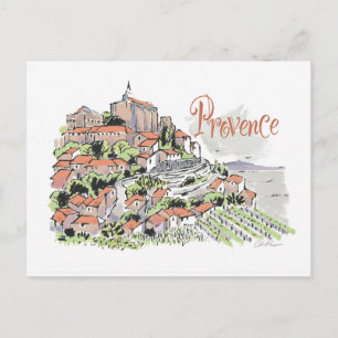 Provence Gordes-postkaart Briefkaart