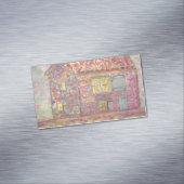 Provence House en Lavender Fields Magnetisch Visitekaartje (Voorbeeld)