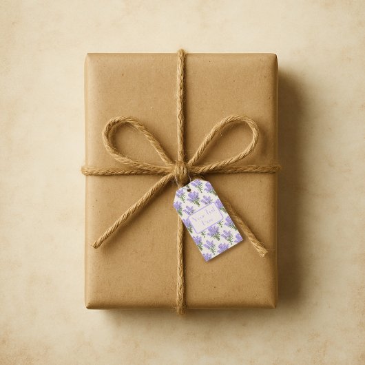 Provence Lavendel Bossen Cadeaubijlage Cadeaulabel