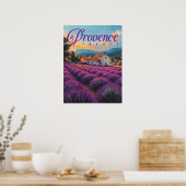  Provence lavendelvelden reizen Poster (Keuken)