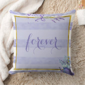 Provence Lavender Paarse Flower Weddenschap Foreve Kussen (Deken)