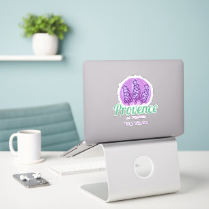 Provence Retro Lavender French Riviera Frankrijk Sticker
