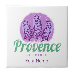 Provence Retro Lavender French Riviera Frankrijk Tegeltje