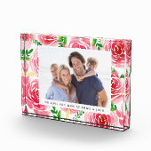 Provence Roos Moederdag Photo Block Fotoblokken (Rechts)
