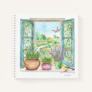 Provence tuin bullet journal notitieboek