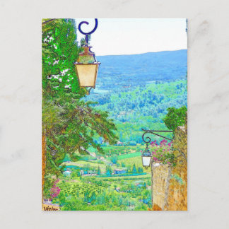 Provence Uitzicht Briefkaart