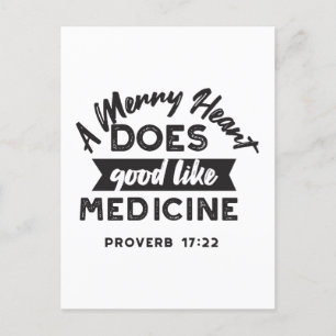 Proverb 17 Bijbel Verse Quote Alternate Design I Briefkaart