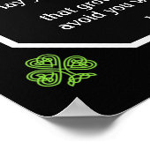 Proverbe irlandais - Meilleur Jour — Impression d' (Coin)