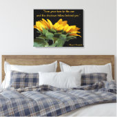 Proverbe Sun sur toile enveloppée (Insitu(Chambre))