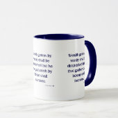 Proverbes 13:11 KJV Bible Verse Mug à deux tons (Devant droit)
