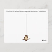 Proverbes 13:20 - Carte postale (Dos)